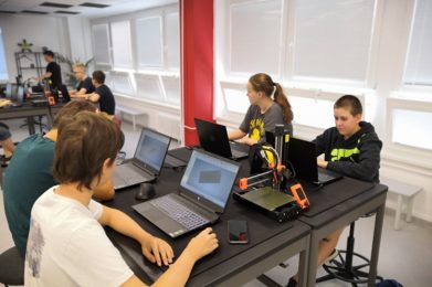 Technology Summer Camp 2022 3D tlač študenti